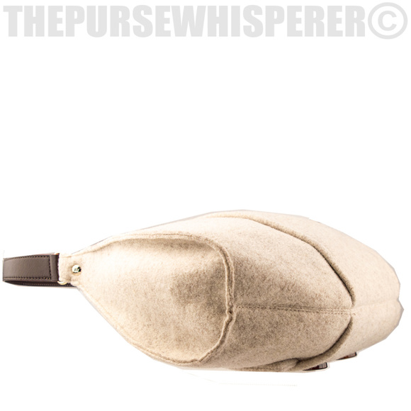 Like NEW Kate Spade Large Wool Beantown Cadee Hobo - Picture 4 of 8